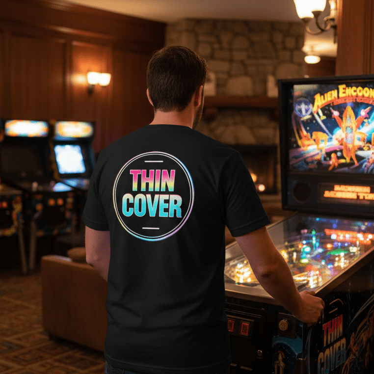 Thin Cover Cosmic 80's Tee - THIN COVER