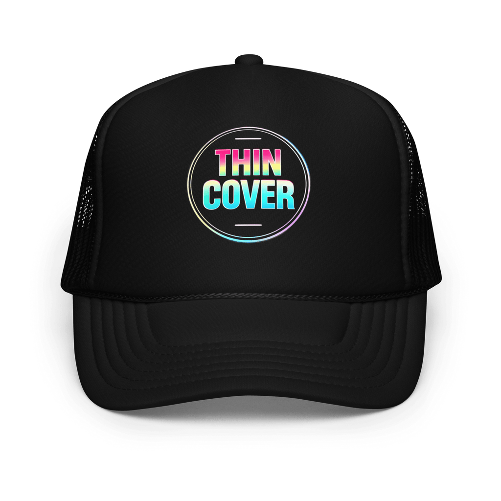 Thin Cover Cosmic 80's Trucker Hat - THIN COVER