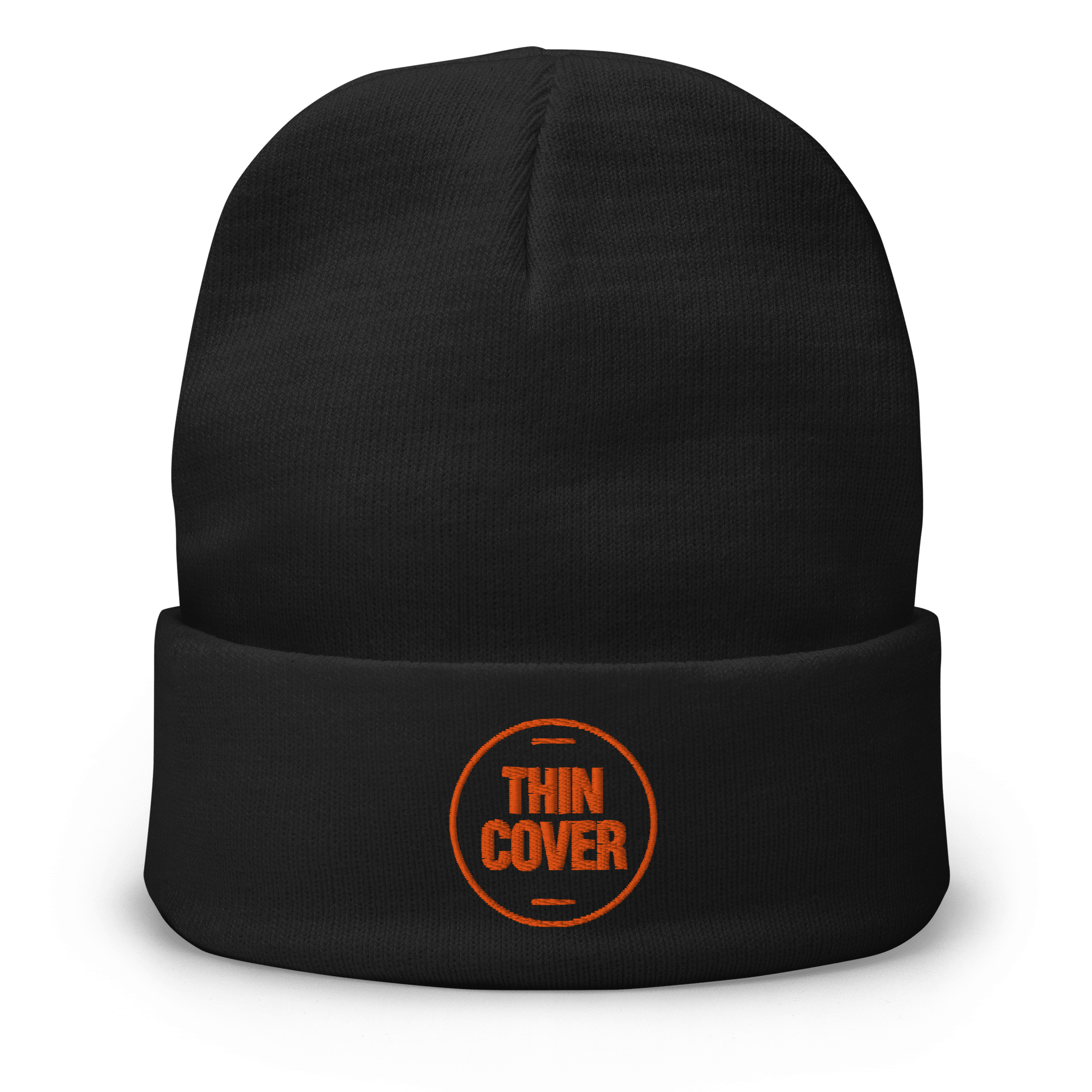Thin Cover Embroidered Beanie - THIN COVER